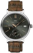 IWC Miesten kello IW510117 Portofino Vihreä/Nahka Ø45 mm