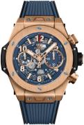 Hublot Miesten kello 441.OX.5189.RX Big Bang 42Mm Sininen/Kumi Ø42 mm