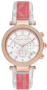 Michael Kors Naisten kello MK6951 Parker Valkoinen/PVC