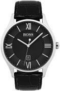 Hugo Boss Miesten kello 1513485 Musta/Nahka Ø44 mm