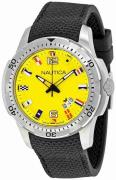 Nautica Miesten kello NAI13516G Ncs Keltainen/Kumi Ø44 mm