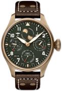 IWC Miesten kello IW503601 Pilots Spitfire Vihreä/Nahka Ø46.2 mm