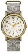 Timex Miesten kello TW2P71900 Weekender Antiikki valkoinen/Tekstiili