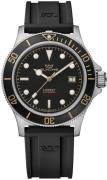 Glycine Miesten kello GL0326 Combat Sub Musta/Kumi Ø42 mm