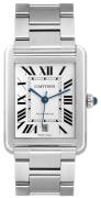 Cartier Miesten kello W5200028 Tank Solo Hopea/Teräs