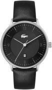 Lacoste Miesten kello 2011159 Club Musta/Nahka Ø42 mm