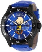 Invicta Miesten kello 38641 Character Sininen/Nahka Ø48 mm