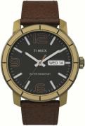 Timex Miesten kello TW2T72700 Musta/Nahka Ø44 mm