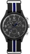 Timex Miesten kello TW2T29700 Musta/Tekstiili Ø42 mm