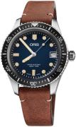 Oris Miesten kello 01 733 7747 4055-07 5 17 45 Diving Sininen/Nahka