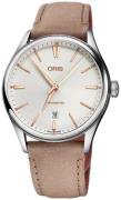 Oris Miesten kello 01 737 7721 4031-07 5 21 33FC Culture Hopea/Nahka