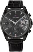 Tommy Hilfiger Miesten kello 1710452 Baker Harmaa/Nahka Ø44 mm