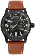 Timberland Miesten kello TBL15473JLB02 Musta/Nahka Ø46 mm