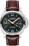 Panerai Miesten kello PAM00715 Luminor Vihreä/Nahka Ø44 mm