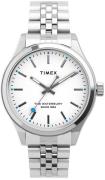 Timex Naisten kello TW2U23400D7 Valkoinen/Teräs Ø34 mm
