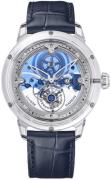 Ulysse Nardin Miesten kello 793-300 Grand Bleu Luurankokello/Nahka