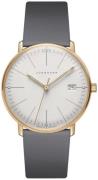 Junghans Naisten kello 47/7853.04 Max Bill Hopea/Nahka Ø32.7 mm