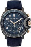 Cerruti 1881 Miesten kello CIWGO2206801 Musta/Kumi Ø46 mm