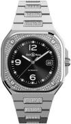 Bell & Ross Miesten kello BR-05-DIAMOND-STEEL-AND-DIAMOND- Br 05