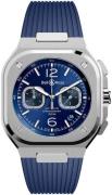 Bell & Ross Miesten kello BR-05-CHRONO-BLUE-STEEL-RUBBER-S Br 05