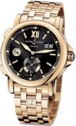 Ulysse Nardin Miesten kello 246-55-8-32 Dual Time Musta/18K