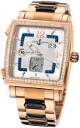 Ulysse Nardin Miesten kello 246-92B-8M-600 Dual Time Hopea/18K