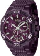 Invicta Miesten kello 40908 Bolt Violetti/Teräs Ø51 mm