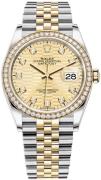 Rolex Naisten kello 126283RBR-0031 Datejust 36 Kullattu/18K