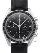 Omega Miesten kello 3873.50.31 Speedmaster Professional Musta/Nahka