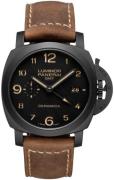 Panerai Miesten kello PAM00441 Luminor Musta/Nahka Ø44 mm