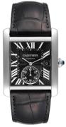 Cartier Miesten kello W5330004 Tank MC Musta/Nahka