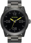 Nixon Miesten kello A3465002-00 The Corporal Musta/Teräs Ø48 mm