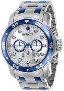 Invicta Miesten kello 37691 Pro Diver Hopea/Teräs Ø48 mm