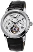 Frederique Constant Miesten kello FC-975MC4H6 Manufacture Hopea/Nahka