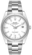 Rolex Miesten kello 126334-0009 Datejust 41 Valkoinen/Teräs Ø41 mm