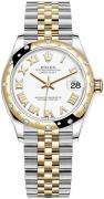 Rolex Naisten kello 278343RBR-0002 Datejust 31 Valkoinen/18K