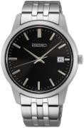 Seiko Miesten kello SUR401P1 Discover More Musta/Teräs Ø40 mm