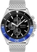 Hugo Boss Miesten kello 1513742 Musta/Teräs Ø48 mm