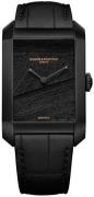 Baume & Mercier Miesten kello MOA10641 Hampton Musta/Nahka