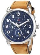 Tommy Hilfiger Miesten kello 1791424 Sininen/Nahka Ø46 mm