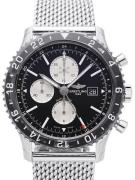 Breitling Miesten kello Y2431012-BE10-152A Chronoliner Musta/Teräs