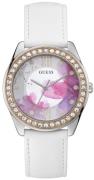 Guess Naisten kello GW0240L1 Fleurette Valkoinen/Nahka Ø40 mm