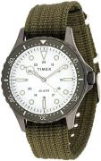 Timex Miesten kello TW2T75500 Navi Valkoinen/Tekstiili Ø41 mm