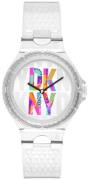 DKNY Naisten kello NY6658 Chambers Monivärinen/Kumi Ø36 mm