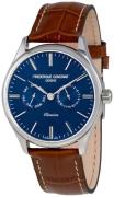 Frederique Constant Miesten kello FC-259NT5B6 Classics Sininen/Nahka