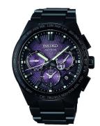 Seiko Miesten kello SSH123J1 Astron GPS Solar Violetti/Titaani Ø43 mm