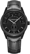 Raymond Weil Naisten kello 2778-BKS-20001 Freelancer Musta/Nahka Ø38