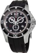 Longines Miesten kello L3.843.4.56.2 Hydroconquest Musta/Kumi Ø47.5