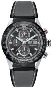 TAG Heuer Miesten kello CAR201W.FT6095 Carrera Musta/Kumi Ø43 mm