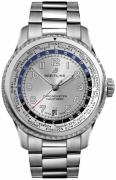 Breitling Miesten kello AB3521U01G1A1 Navitimer Gmt Hopea/Teräs Ø43